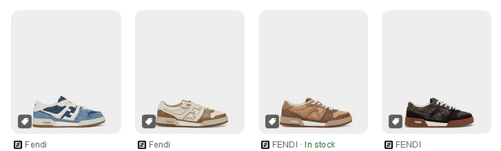 Fendi Match Sneakers